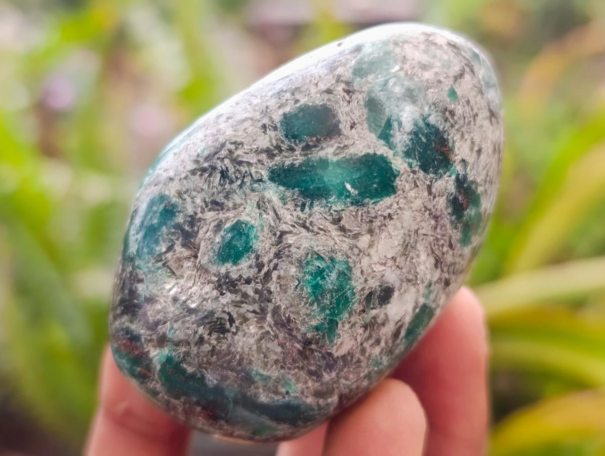 Polished Emerald Mica 'Mutokolite' Standing Display Pieces x 7 From Mutoko, Zimbabwe - Toprock Gemstones and Minerals 