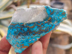 Polished One Side Shattuckite Slices x 17 From Kaokoveld, Namibia - Toprock Gemstones and Minerals 