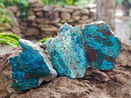 Polished One Side Shattuckite Slices x 17 From Kaokoveld, Namibia - Toprock Gemstones and Minerals 