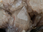 Natural Large Cascading White Phantom Smokey Luena Quartz Clusters x 2 From Luena, Congo - Toprock Gemstones and Minerals 