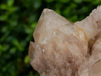 Natural Large Cascading White Phantom Smokey Luena Quartz Clusters x 2 From Luena, Congo - Toprock Gemstones and Minerals 