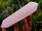 Polished Double Terminated Gemmy Rose Quartz Crystals x 4 From Madagascar - Toprock Gemstones and Minerals 