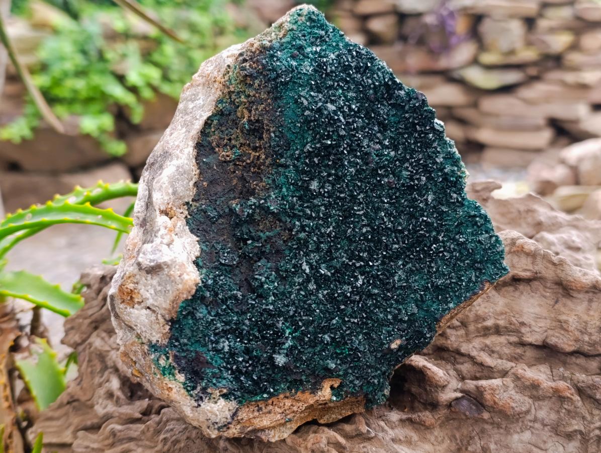 Natural Large Crystalline Malachite Specimen x 1 From Tenke Fungurume, Congo - Toprock Gemstones and Minerals 