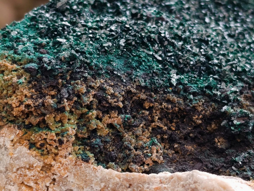 Natural Large Crystalline Malachite Specimen x 1 From Tenke Fungurume, Congo - Toprock Gemstones and Minerals 