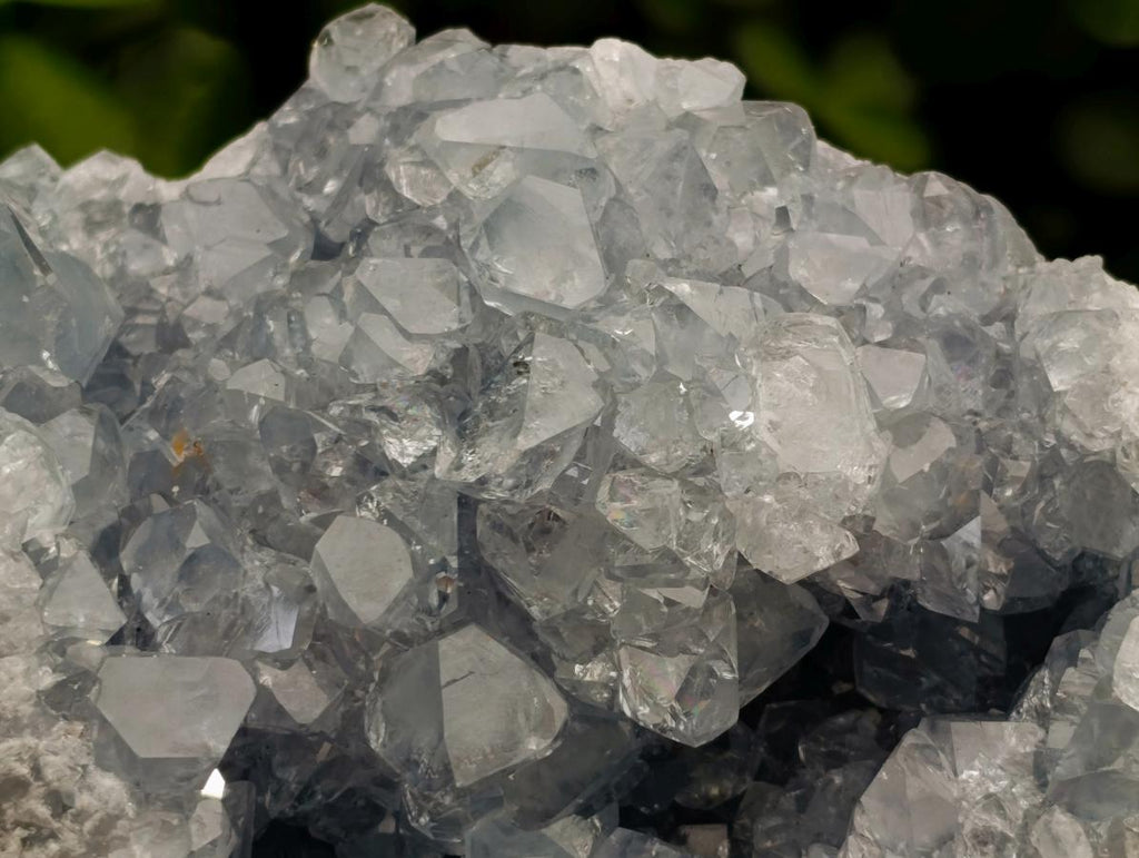 Natural Blue Celestite Geode Specimens x 2 From Sakoany, Madagascar - Toprock Gemstones and Minerals 