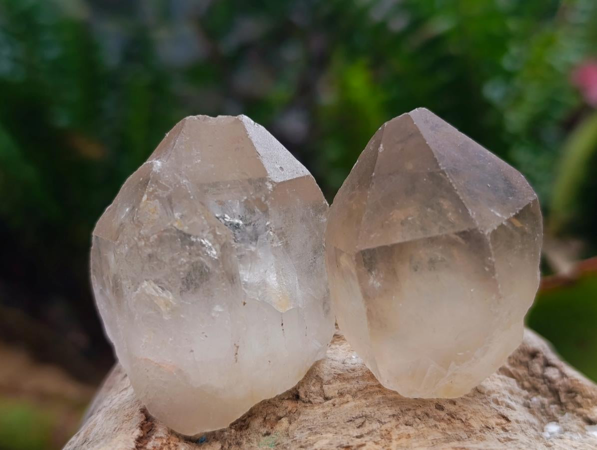 Natural Smokey and Clear Quartz Crystals x 35 From Zimbabwe - Toprock Gemstones and Minerals 