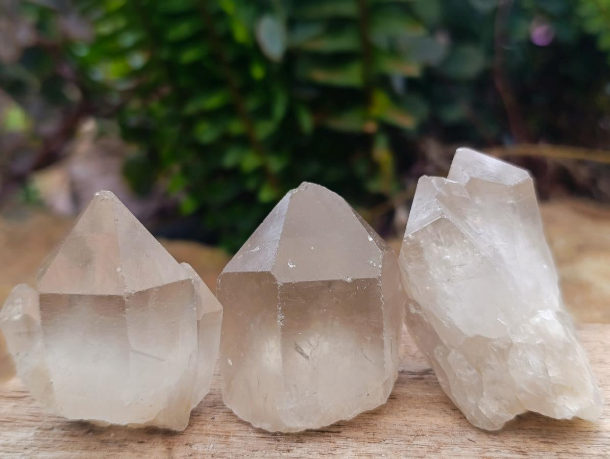 Natural Smokey and Clear Quartz Crystals x 35 From Zimbabwe - Toprock Gemstones and Minerals 