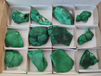 Natural Botryoidal Malachite Specimens x 12 From Congo - Toprock Gemstones and Minerals 