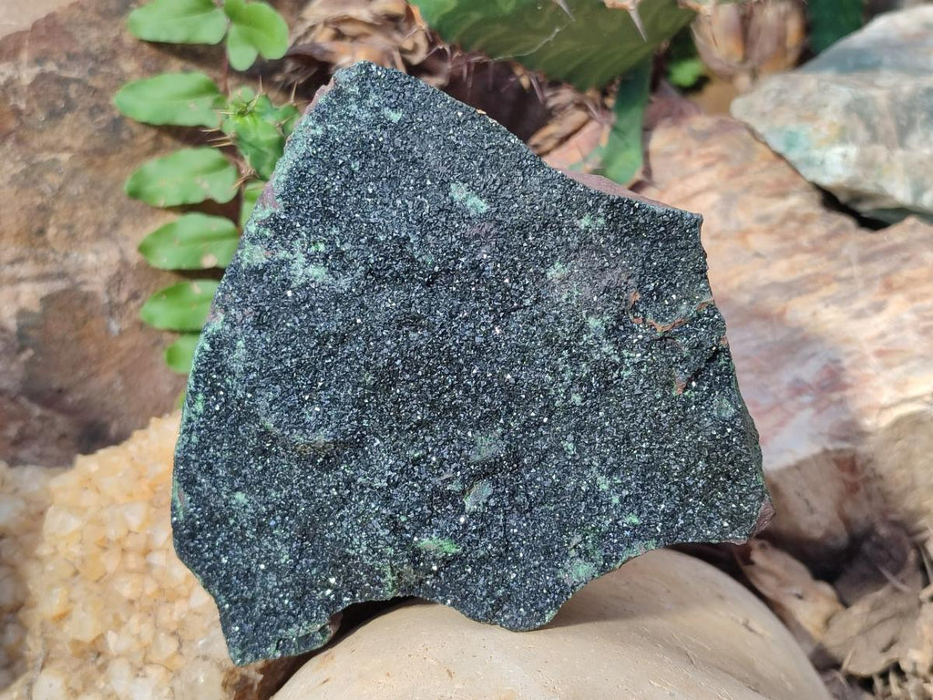 Natural Libethenite Crystals on Hematoid Matrix Specimens x 2 From Shituru, Congo - Toprock Gemstones and Minerals 