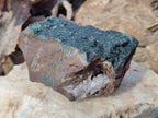 Natural Libethenite Crystals on Hematoid Matrix Specimens x 2 From Shituru, Congo - Toprock Gemstones and Minerals 