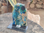 Polished One Side Shattuckite Slices x 6 From Kaokoveld, Namibia - Toprock Gemstones and Minerals 