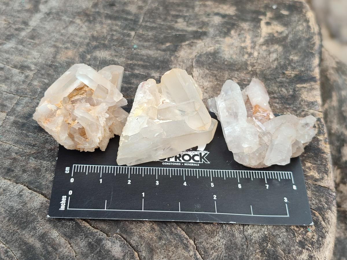 Natural Mixed Quartz Clusters x 27 From Madagascar - Toprock Gemstones and Minerals 