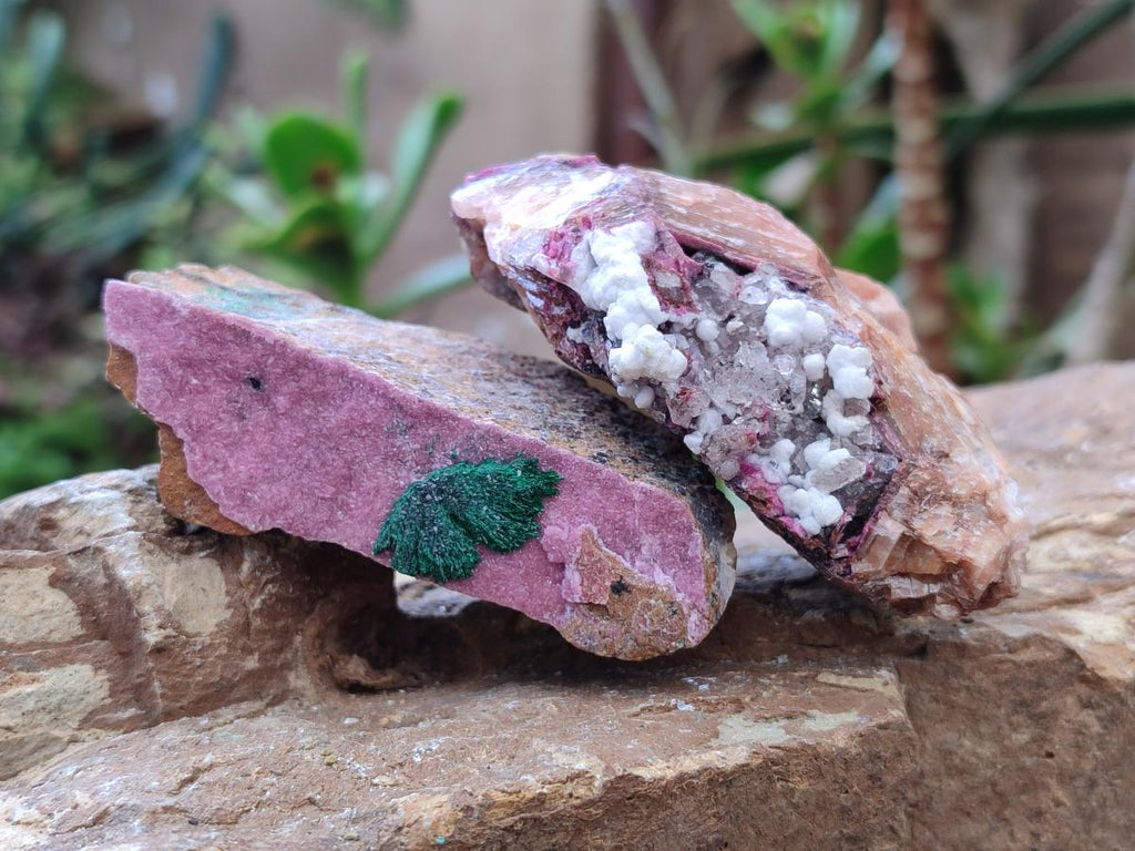 Natural Salrose Cobaltoan Dolomite Specimens with Various Inclusions x 12 From Kakanda, Congo - Toprock Gemstones and Minerals 