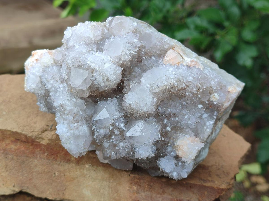 Natural White Spirit Quartz Clusters x 2 From Boekenhouthoek, South Africa - Toprock Gemstones and Minerals 