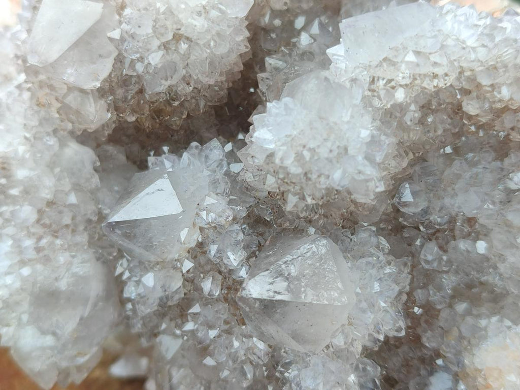 Natural White Spirit Quartz Clusters x 2 From Boekenhouthoek, South Africa - Toprock Gemstones and Minerals 