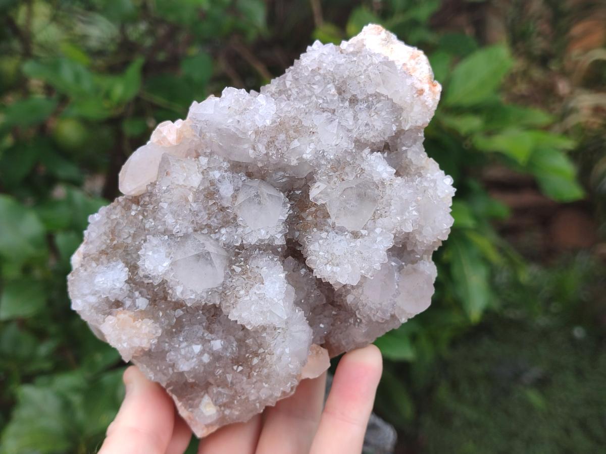 Natural White Spirit Quartz Clusters x 2 From Boekenhouthoek, South Africa - Toprock Gemstones and Minerals 