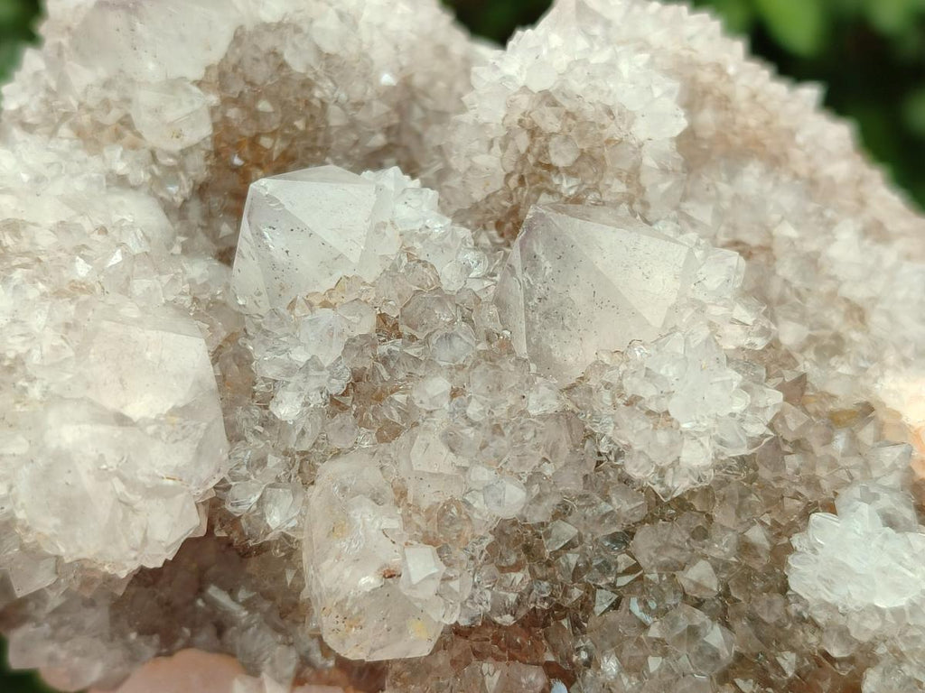 Natural White Spirit Quartz Clusters x 2 From Boekenhouthoek, South Africa - Toprock Gemstones and Minerals 