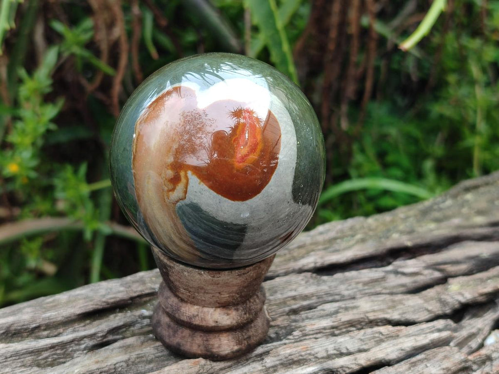 Polished Polychrome Jasper Spheres x 4 From NW Coast, Madagascar - Toprock Gemstones and Minerals 