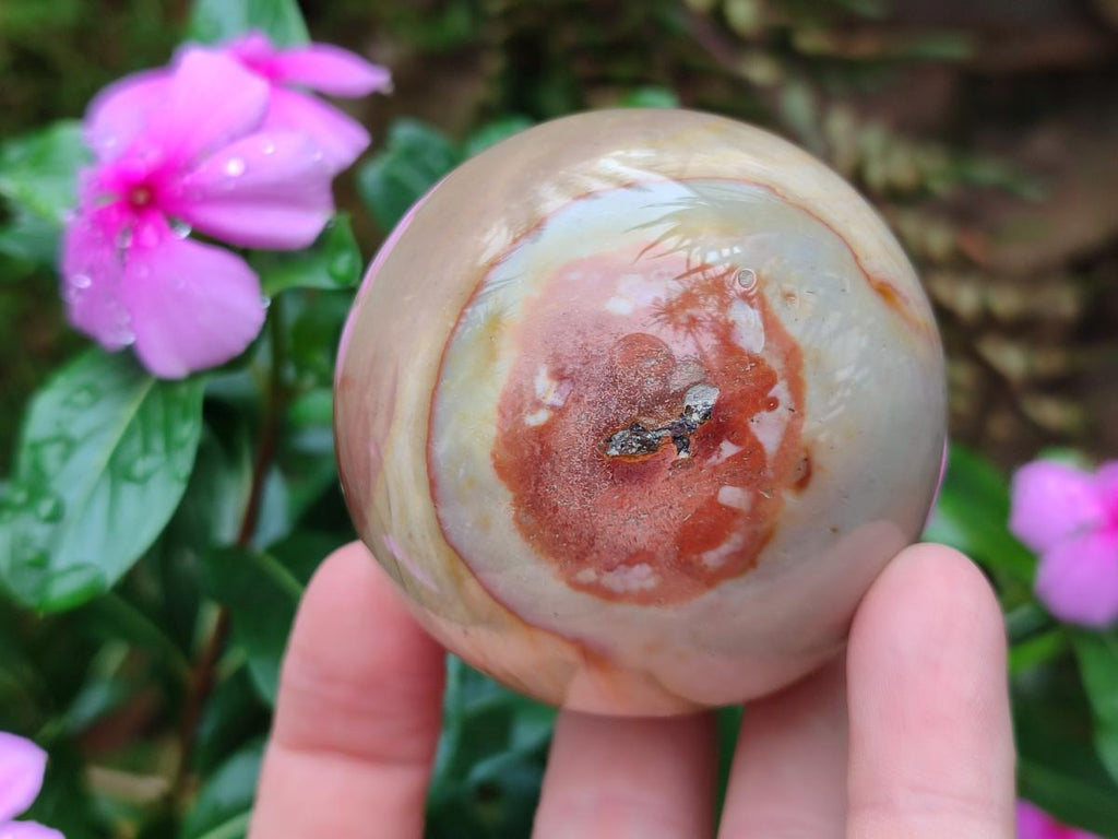 Polished Polychrome Jasper Spheres x 4 From NW Coast, Madagascar - Toprock Gemstones and Minerals 