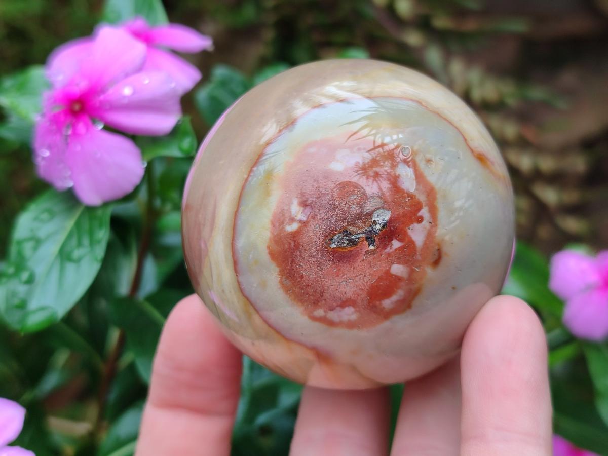 Polished Polychrome Jasper Spheres x 4 From NW Coast, Madagascar - Toprock Gemstones and Minerals 