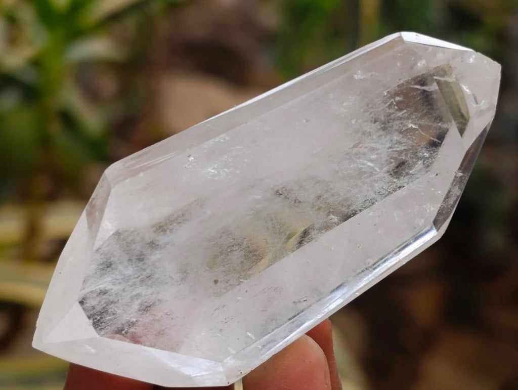 Polished Clear Quartz Double Terminated Crystals x 12 From Madagascar - Toprock Gemstones and Minerals 