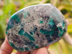 Polished Emerald Mica 'Mutokolite' Palm Stones x 6 From Mutoko, Zimbabwe - Toprock Gemstones and Minerals 