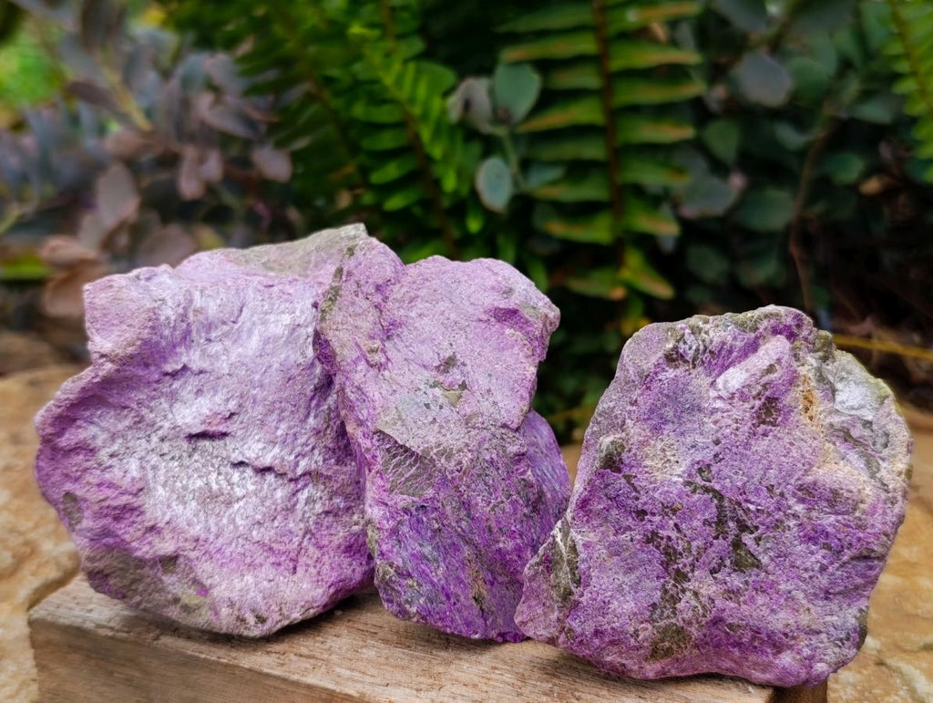 Natural Stichtite Cobbed Specimens x 12 From Barberton, South Africa - Toprock Gemstones and Minerals 