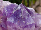 Natural Jacaranda Amethyst Crystal Clusters x 2 From Mumbwa, Zambia - Toprock Gemstones and Minerals 