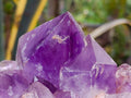Natural Jacaranda Amethyst Crystal Clusters x 2 From Mumbwa, Zambia - Toprock Gemstones and Minerals 