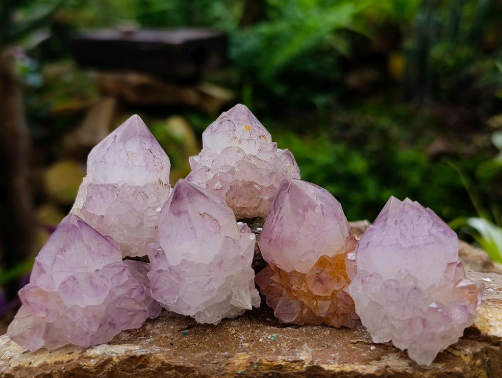 Natural Sunburst Spirit Amethyst Crystals x 35 From Boekenhouthoek, South Africa - Toprock Gemstones and Minerals 