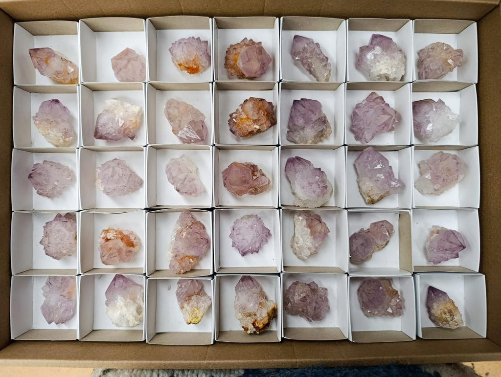 Natural Sunburst Spirit Amethyst Crystals x 35 From Boekenhouthoek, South Africa - Toprock Gemstones and Minerals 
