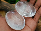 Polished Clear Rock Crystal Palm Stones x 24 From Amoron’i Mania, Madagascar - Toprock Gemstones and Minerals 