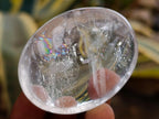 Polished Clear Rock Crystal Palm Stones x 24 From Amoron’i Mania, Madagascar - Toprock Gemstones and Minerals 