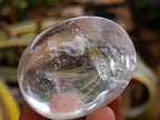 Polished Clear Rock Crystal Palm Stones x 24 From Amoron’i Mania, Madagascar - Toprock Gemstones and Minerals 