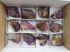 Natural Metallic Cobbed Purpurite Specimens x 12 From Erongo, Namibia - Toprock Gemstones and Minerals 
