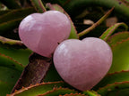 Polished Large Gemmy Rose Quartz Hearts x 6 From Madagascar - Toprock Gemstones and Minerals 