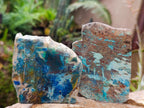 Polished One Side Shattuckite Free Forms x 12 From Kaokoveld, Namibia - Toprock Gemstones and Minerals 