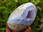 Polished Blue Lace Agate Free Forms x 6 From Nsanje, Malawi - Toprock Gemstones and Minerals 