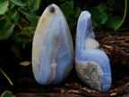 Polished Blue Lace Agate Free Forms x 6 From Nsanje, Malawi - Toprock Gemstones and Minerals 