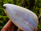 Polished Blue Lace Agate Free Forms x 6 From Nsanje, Malawi - Toprock Gemstones and Minerals 