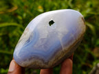Polished Blue Lace Agate Free Forms x 6 From Nsanje, Malawi - Toprock Gemstones and Minerals 