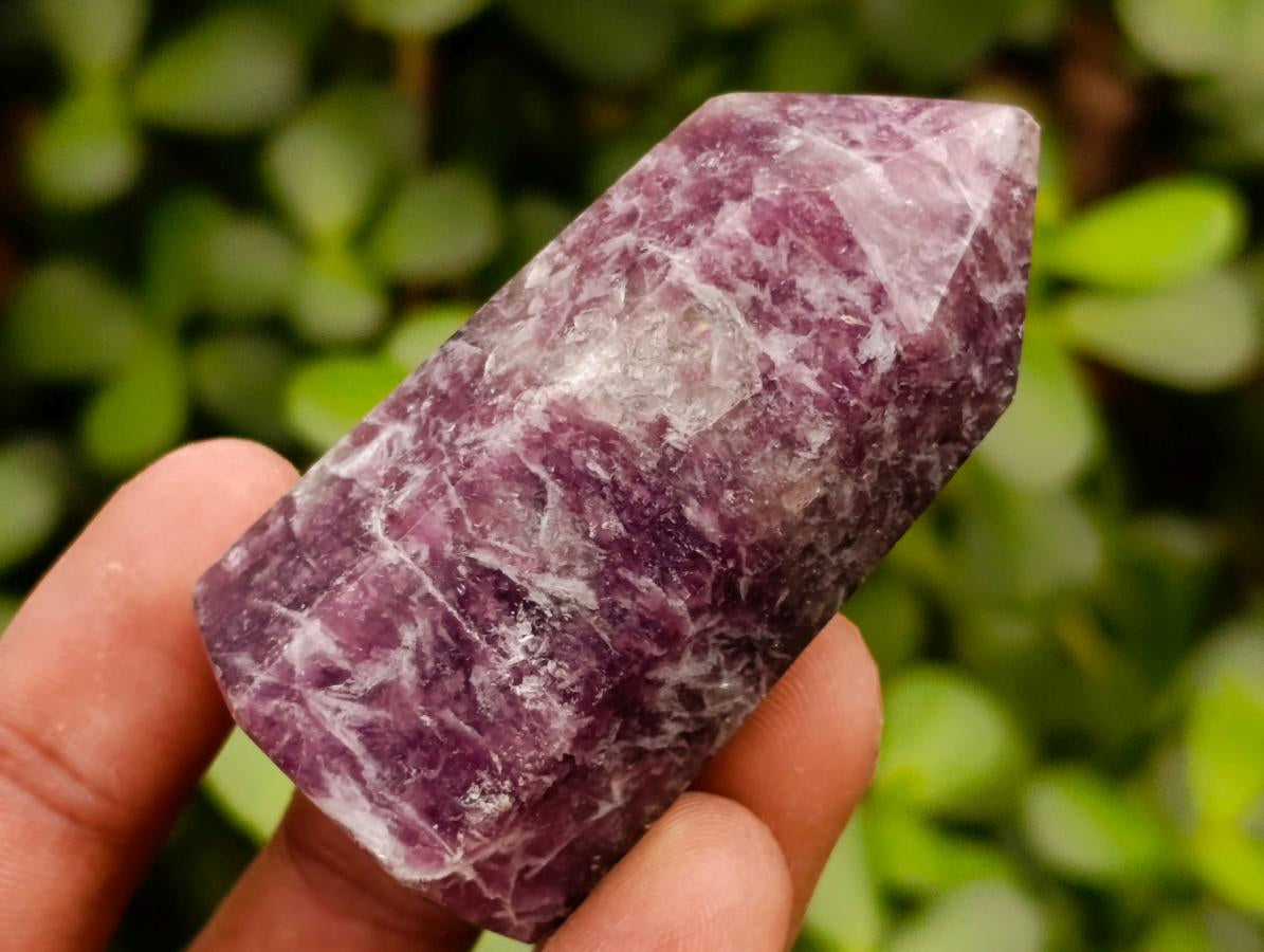 Polished Lepidolite Display Crystals x 5 From Ambatondrazaka, Madagascar - Toprock Gemstones and Minerals 