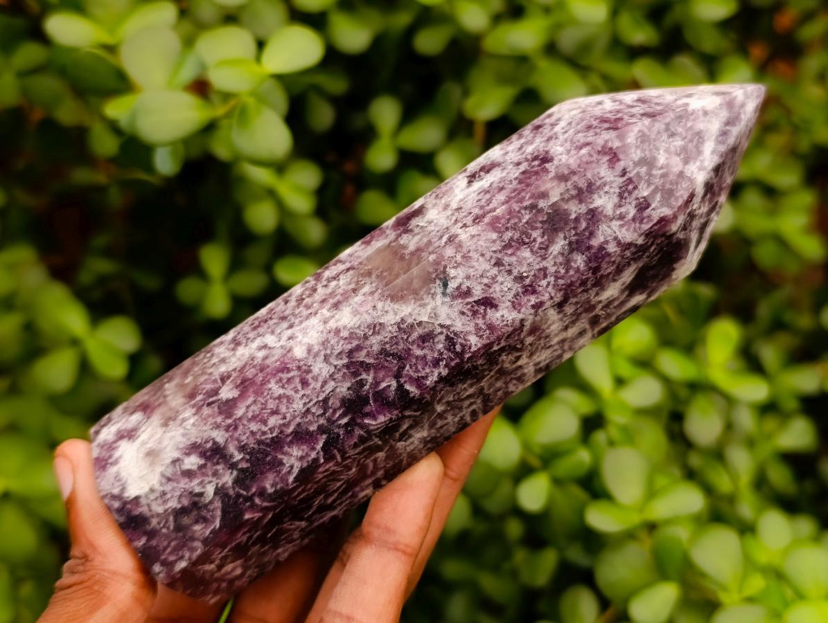 Polished Lepidolite Display Crystals x 5 From Ambatondrazaka, Madagascar - Toprock Gemstones and Minerals 