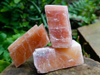 Natural Rhombohedral Sunset Orange Calcite Specimens x 24 From Spitzkop, Namibia - Toprock Gemstones and Minerals 