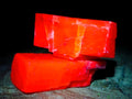 Natural Rhombohedral Sunset Orange Calcite Specimens x 35 From Spitzkop, Namibia - Toprock Gemstones and Minerals 