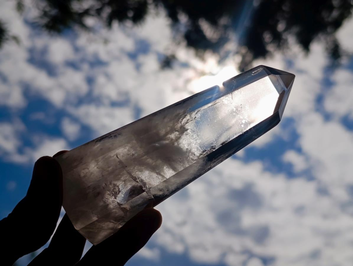 Polished Clear Quartz Display Crystals x 2 From Akansobe, Madagascar - Toprock Gemstones and Minerals 
