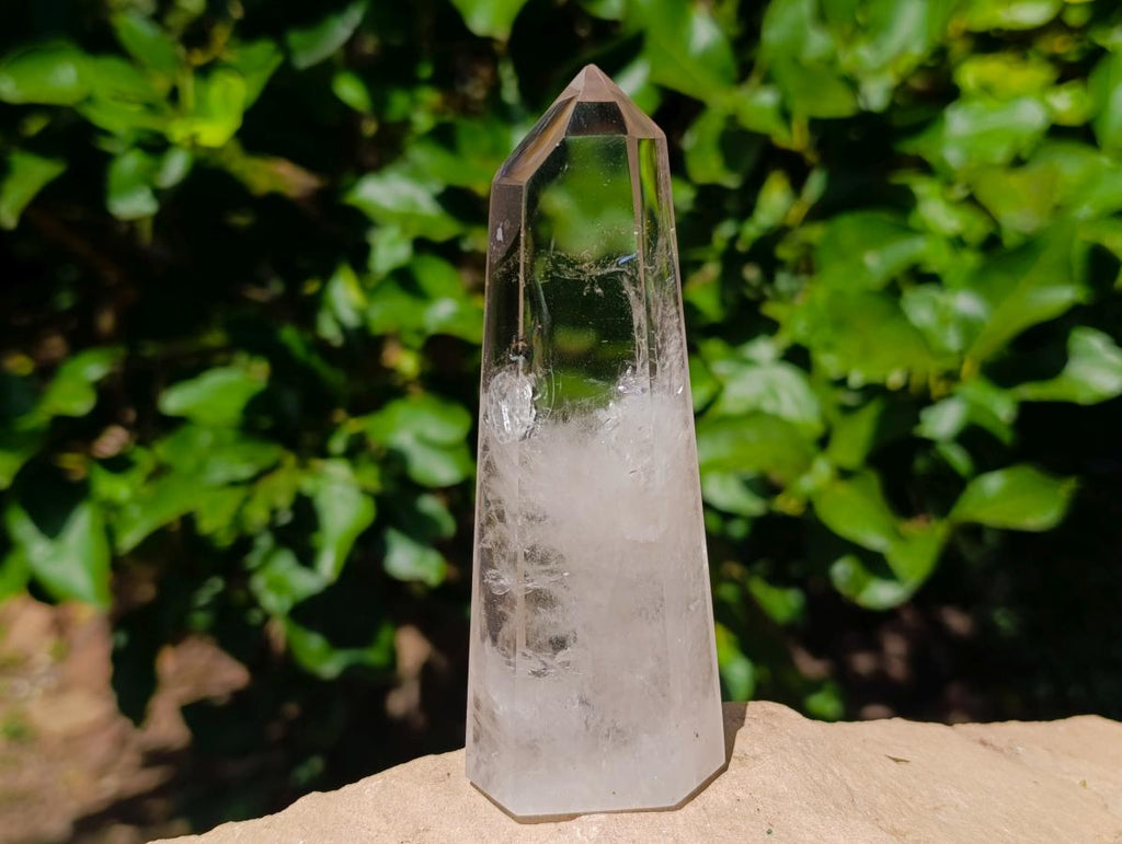Polished Clear Quartz Display Crystals x 2 From Akansobe, Madagascar - Toprock Gemstones and Minerals 