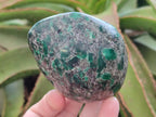 Polished Emerald Mica 'Mutokolite' Standing Free Forms x 4 From Mutoko, Zimbabwe - Toprock Gemstones and Minerals 