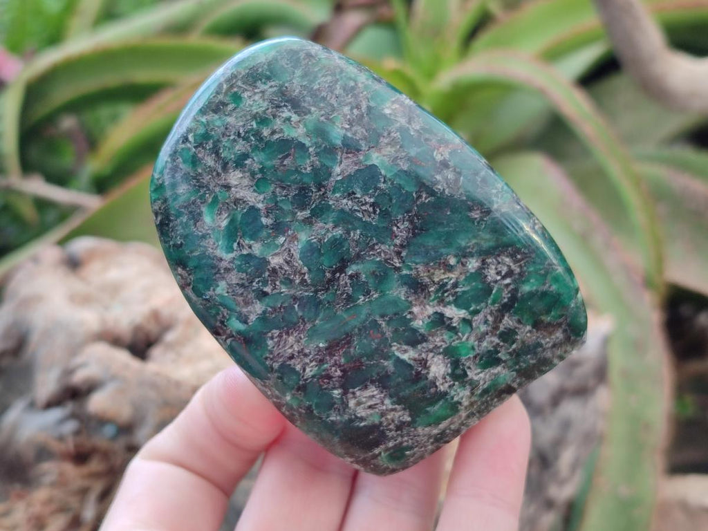 Polished Emerald Mica 'Mutokolite' Standing Free Forms x 4 From Mutoko, Zimbabwe - Toprock Gemstones and Minerals 