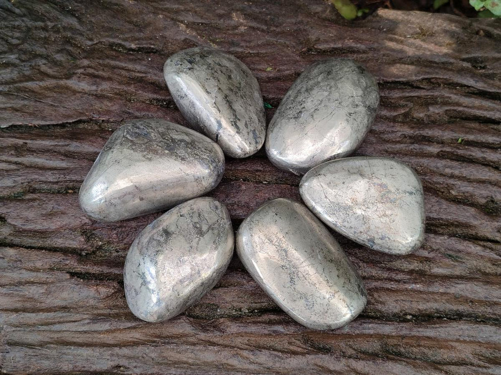 Polished XL Basalt Pharaoh Stone Free Forms x 6 From Iron Duke Mine, Zimbabwe - Toprock Gemstones and Minerals 